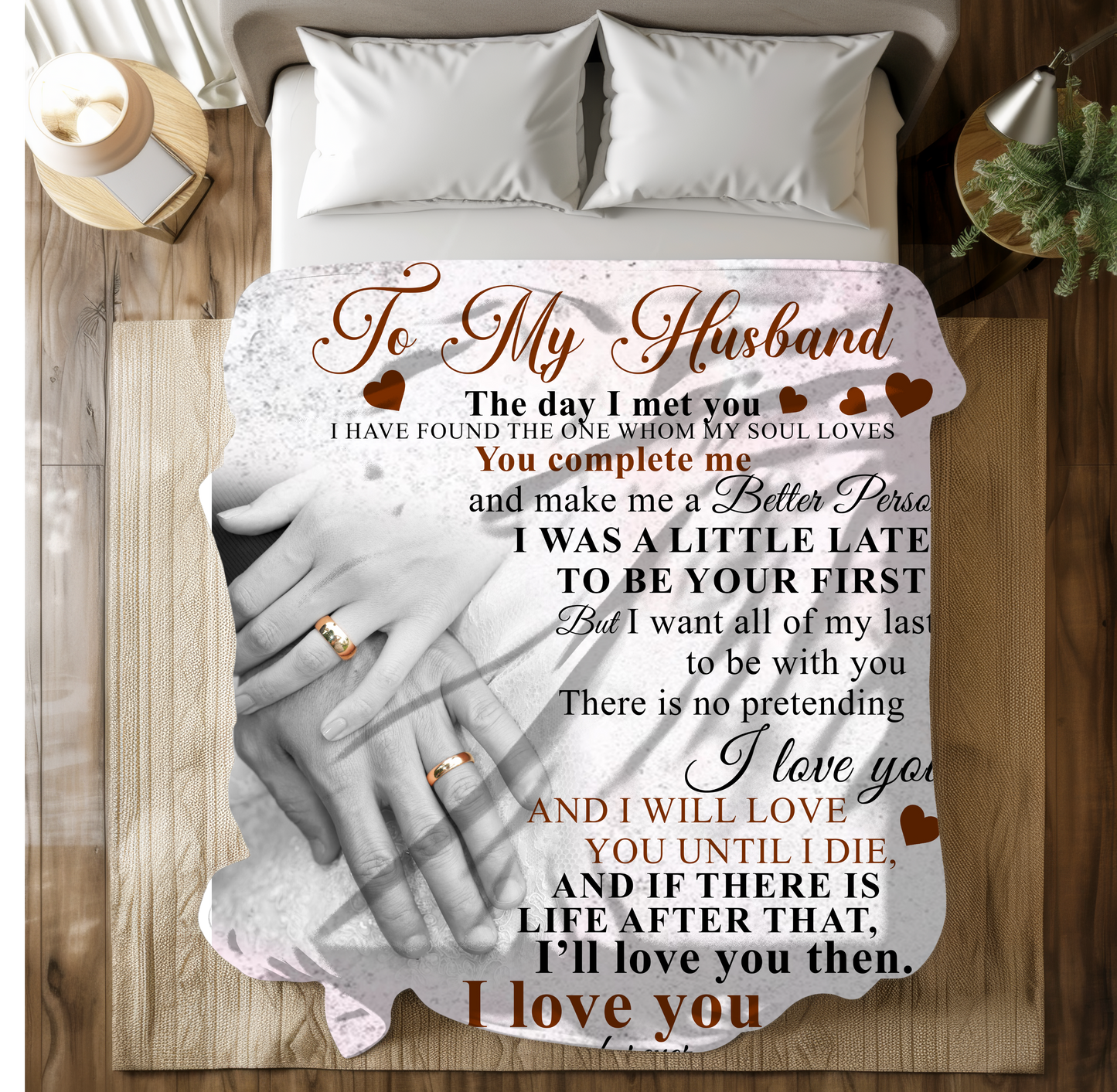 To My Husband | Fleece Blanket