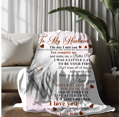 To My Husband | Fleece Blanket